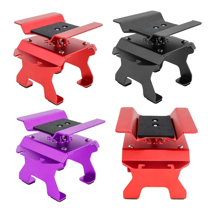 81g Aluminum RC Car Stand with Shock Holder - 12-Angle
