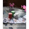 YIMINGOUFEI Foil Plastic Waterproof Poker Cards, Magic Game Playing Deck