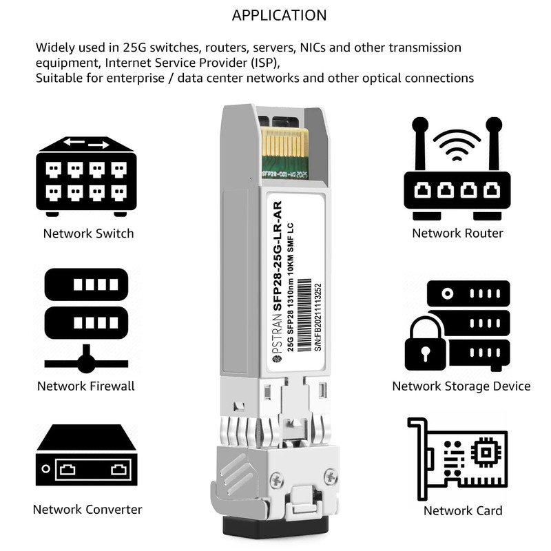 OPSTRAN 25GBASE-LR SFP28 Optical Transceiver Module Compatible with Arista SFP-25G-LR