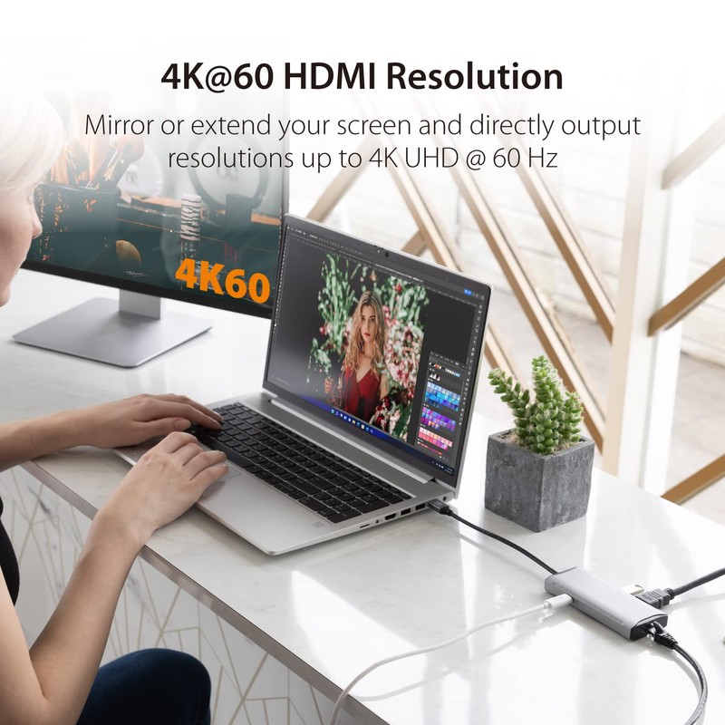 j5create Puerto de viaje USB-C de 10 Gbps compatible con