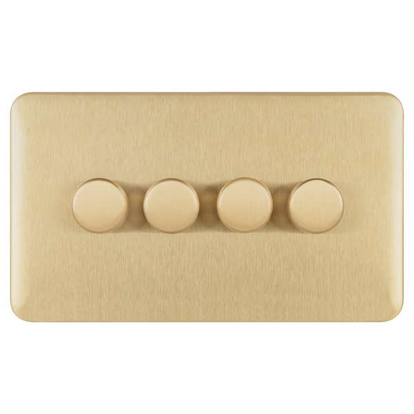 Schneider Electric Lisse Screwless Deco - 4 Gang Universal 2