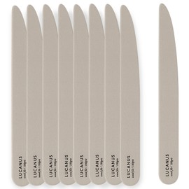 Lucanus Autumn Full Color Long-lasting Domestic Double-Sided Nail File 180 Grit, 10 Pieces, Taupe / 루카너스 어텀 풀컬러 오래가는 국산 양면 네일파일 180그릿, 10개, 토프