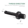 Core Drill Shaft Adapter, Black SDS Handle M16 for Marble