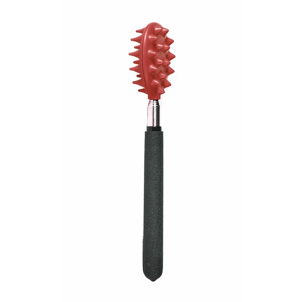 Cactus Back Scratcher On a Stick (Red) | 26" Sturdy Metal Retractable Back Scratcher | 2 Sides: Aggressive and Soft Spikes | Scratching Stick: Perfect for Men or Women, Great Office Gift …