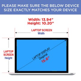 Artemis Shields Matte Anti-Glare Premium Screen Protector compatible with ASUS ROG Strix G15 Advantage Edition 15.6 inch QHD Gaming Laptop G513QY-SG15.R96800 [2 Pack]