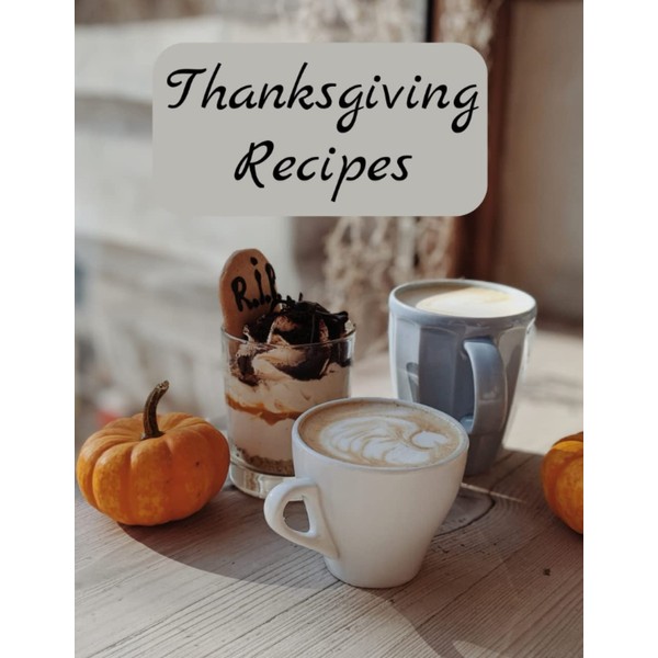 Fall Recipe Book (8.5x11, 120 Pages): Blank recipe log, morning