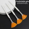 YATEICBC - 8 Pcs Face Brush, Fan Brush, Fan Brush