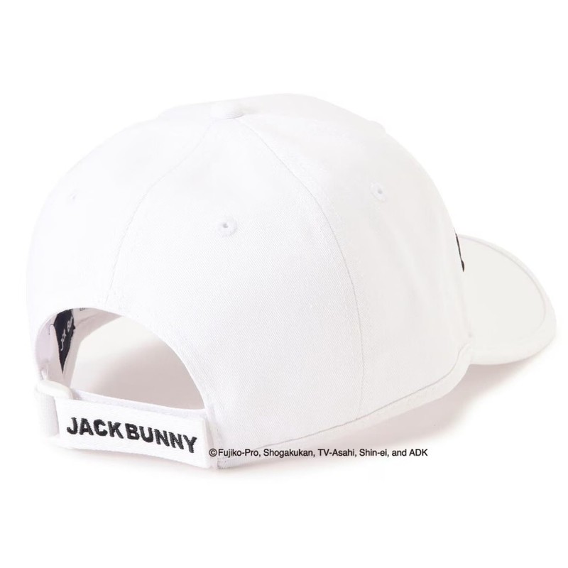 Jack Bunny 262-4287001 Unisex Twill Cap, Doraemon Golf Hat, 030_white