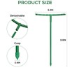 24 Pcs Plant Support Stakes, Half Round Plant Support for