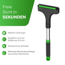 Auprotec Ice Scraper A 12 with Comfort Soft Grip, Red, Yellow, Green, Blue