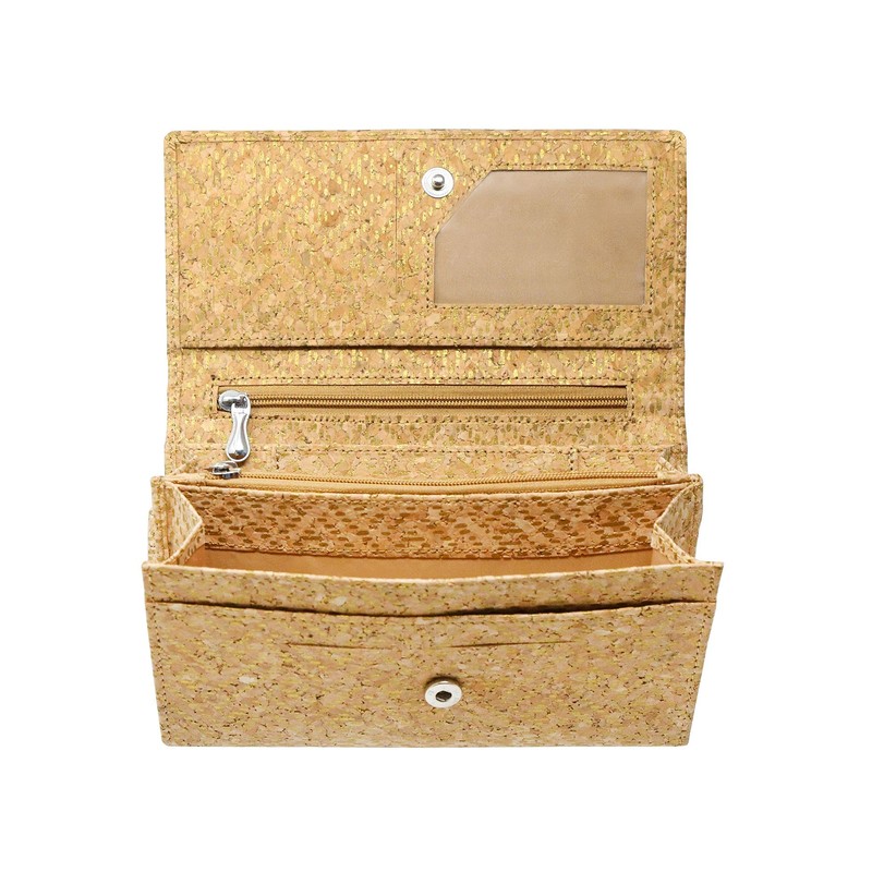 Hudson & James Ladies Designer Cork Vegan RFID Blocking Shield