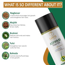 Generic Adivasi Hair Oil for Hair Growth, Hair Fall Control, For women and men, Natural Hair oil For Men & Women - 100 ml