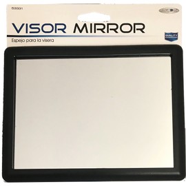 Black Visor Vanity Mirror Pack of 2
