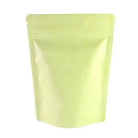 Yellow Stand Up Pouch with Clear Window Aluminum Zipper Seal Lock Heat Sealable Food, Pet Treat, Beauty Smell Proof Storage Bags for Small Business, Pop Up Shop (50, 7.48 inch x 11.42 inch)