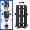 Odoland 72 Cans Soft Cooler with Wheels and Handle Collapsible