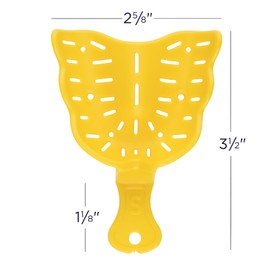 Practicon Disposable Edentulous Impression Trays, Assortment, Pack of 12