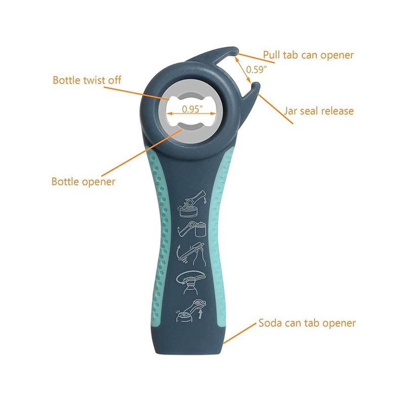 Jar Opener for Weak Hands, Seniors with Arthritis, 5 in