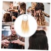 Baluue 30pcs Hair Testing Samples Rings Salon Hairdressing Hair Sample