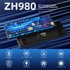 ZORNHER ZH980 Wireless Mechanical Gaming Keyboard,95% Blue Creamy Keyboard with