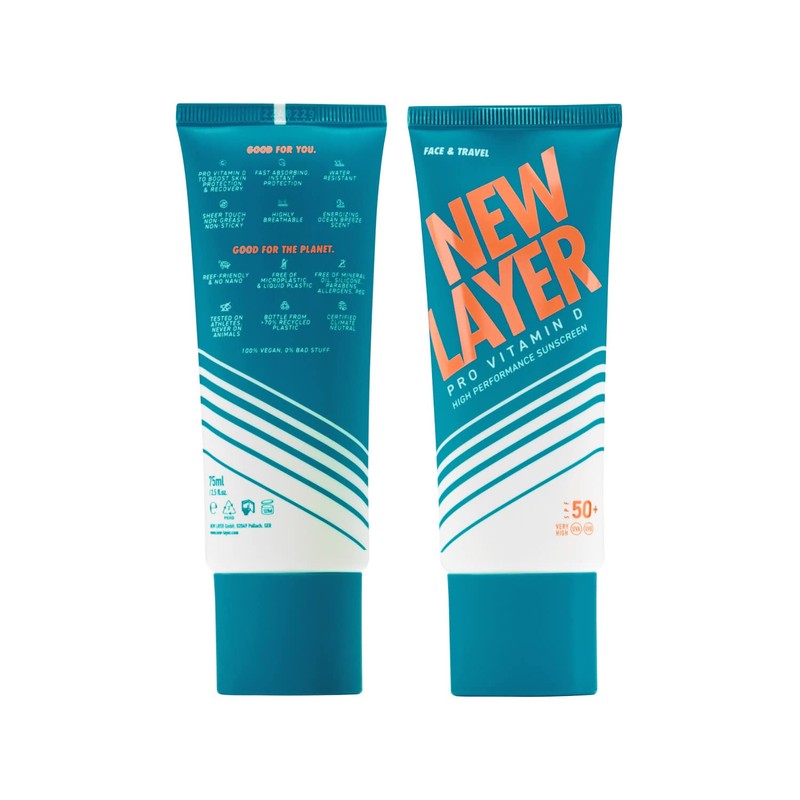 NEW LAYER Face Sun Cream SPF 50+ Pro Vitamin D