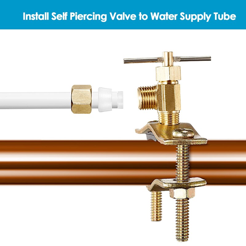 Ice Maker Water Line Kit - Food Grade Refrigerator/Fridge Water