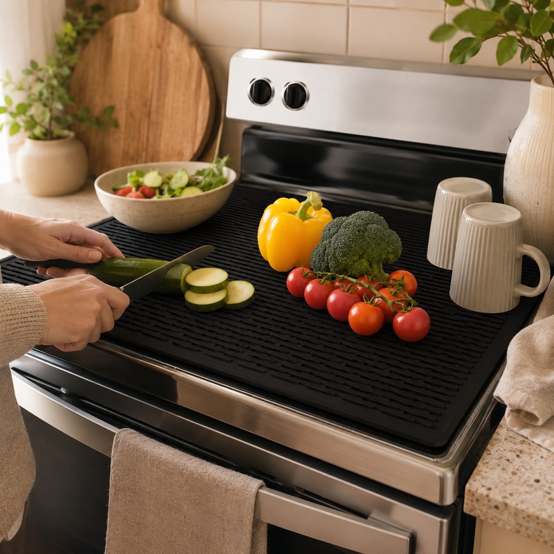 Silicone Stove Top Cover for Glass Cooktops – Extra Large