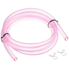Kijima 105-0832 Motorcycle Oil Resistant Hose, Gasoline Compatible, Pink, Inner Diameter 0.2 inch (4 mm), Total Length 3.3 ft (1 m)