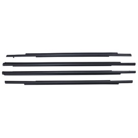 ApplianPar Front Rear Door Window Belt Moulding Trim Weatherstrip Seal Set for Mitsubishi Outlander Sport ASX RVR 2011-2020
