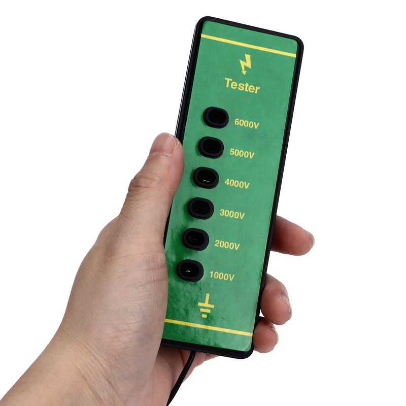 Electric Fence Voltage Tester 6 Indicator Light Maximum 6000V Animal