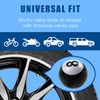 QILISEN Car Tire Valve Caps 4 Pack, Valve Stem Covers