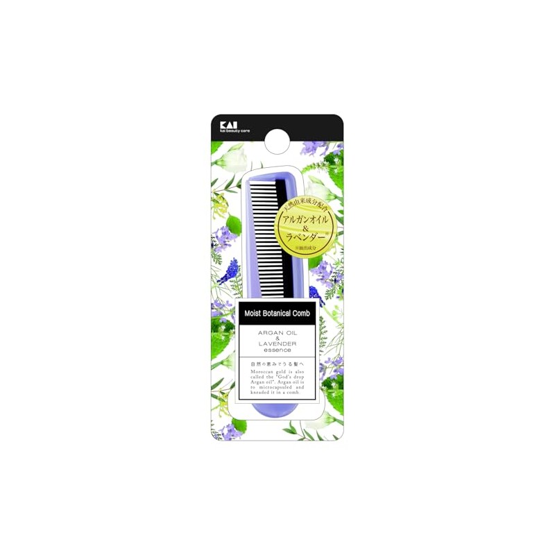 Kai Corporation Moist Botanical Comb (Folding Rita Tami)