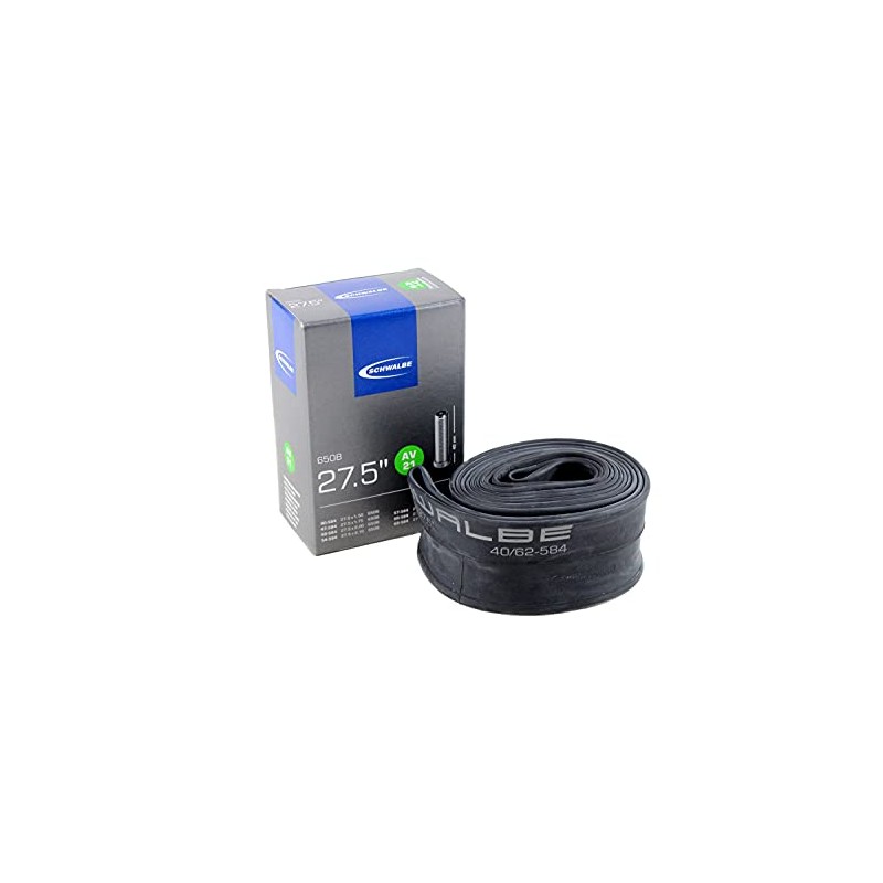 Schwalbe Unisex's AV21 Tubes, Black, 40/62-584, Cicli Bonin_012546