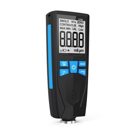 Car Paint Thickness Gauge, Automotive Coating Thickness Gauge Tester, Paint Mil Thickness Meter with Backlit LCD, Auto Digital Calibration, Data Hold, MAX/MIN, Fe/NFe Automatic Detection, 0~1500um