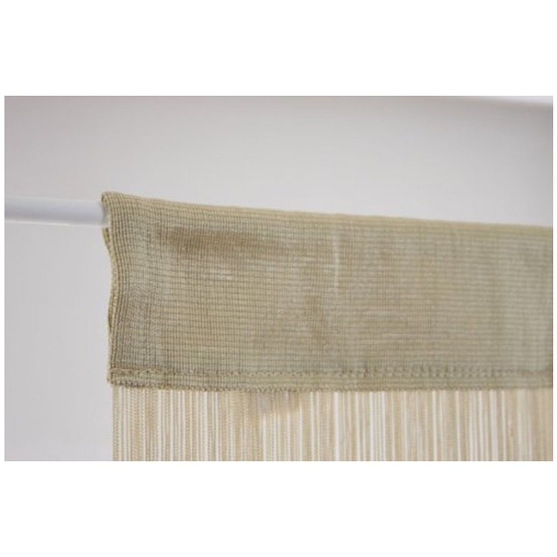 narumikk のれん ポリヒモスクリーン ベージュ 150cm幅 19-969
