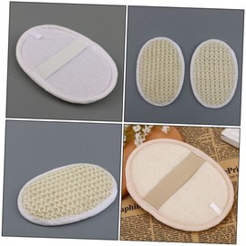 minkissy 18pcs Elastic Band Back Scrubber Exfoliating Bath Wipe Face Washer Bath Body Wipe