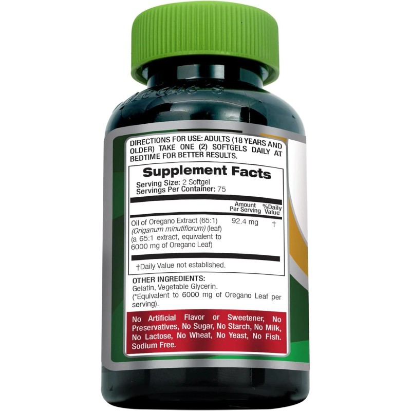 FITO MEDIC'S Oil of Oregano Capsules | High Absorption Softgels...