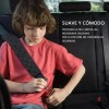 4 Pcs Almohadillas Para Cinturón De Seguridad De Automóvil Negro