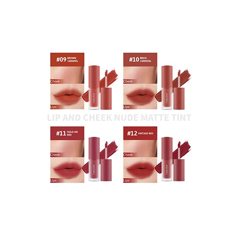 Cathy Doll Lip and Cheek Nude Mat Tint (05 Softly