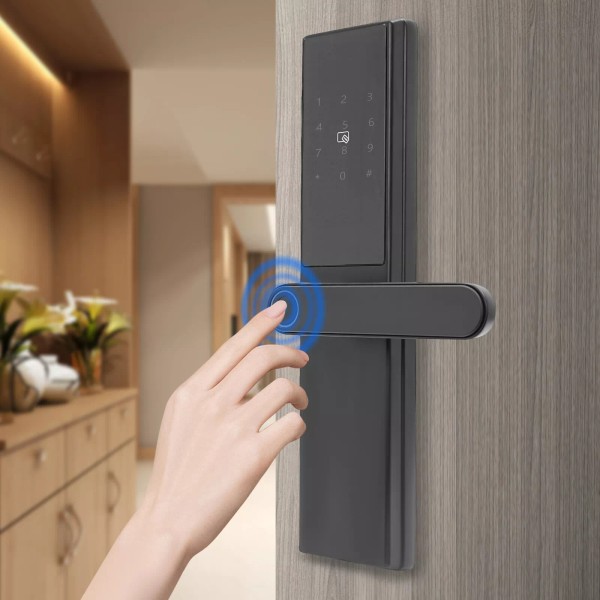 Fingerprint Password Entry Home Lock Smart Door Lock Digital Keypad