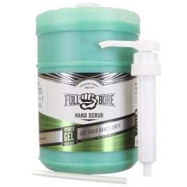 Full Bore Power Gel Waterless Hand Cleaner with Grit, 1 Gallon, Flat Top