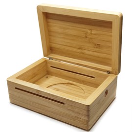 20/30 Notes Empty Bamboo Box for Hand Crank Music Movement
