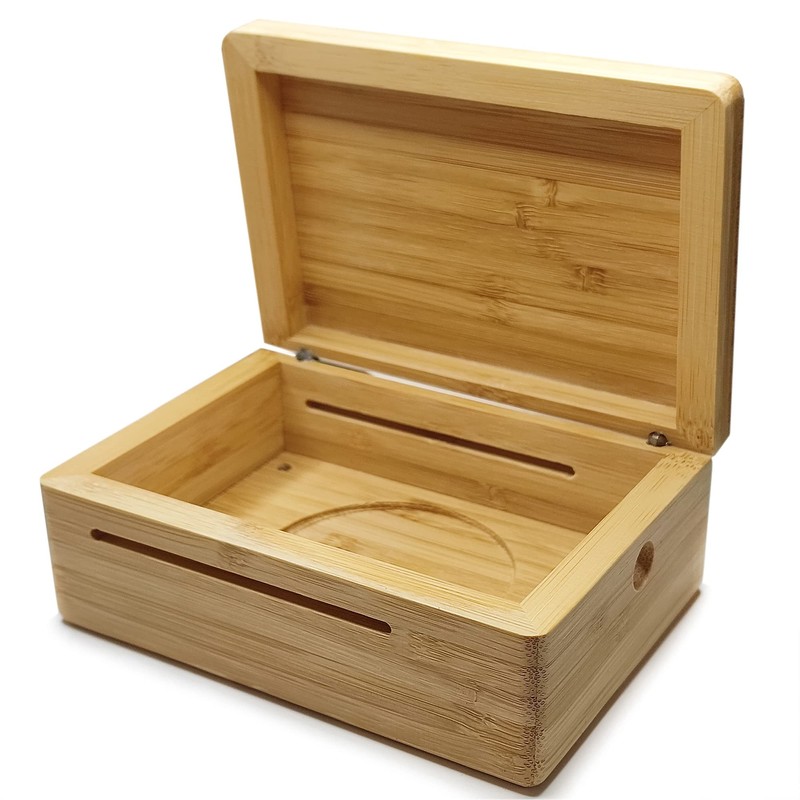 20/30 Notes Empty Bamboo Box for Hand Crank Music Movement