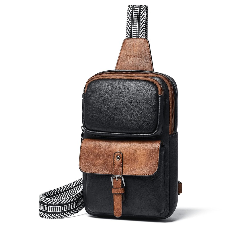 Mroede Sling Bag for Women Crossbody Bag 4-Pockets Sling Bag