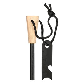 Excellent Craftsmanship Unisex-adult Stick Firmly Fire Starter with Neck Lanyard & Multi-Tool Striker Compatible with Emergency Survival Kits/Camping/Hiking