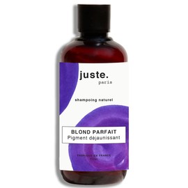Juste Paris - Purple Degilber Shampoo 250ml - Perfect Blonde - Neutralisiert Gelbstich - Glanz und Feuchtigkeit - Für blondes, graues und gebleichtes Haar