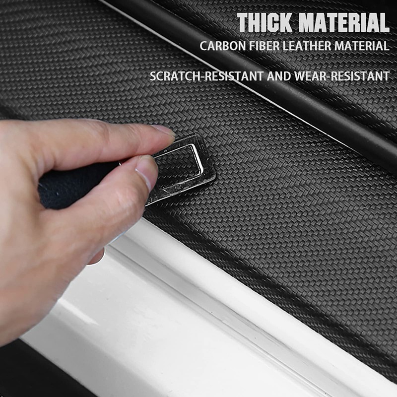 4pcs for AT4 Car Door Sill Protector, Front/Rear Sill Plate