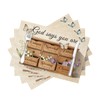 God Says You are Placemats Set of 4, Christian Placemats