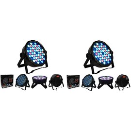 MR DJ 2 Sets of MEGA354 Slim Disco DJ Party Club Stage Show Lighting Flat Par Wash Lighting