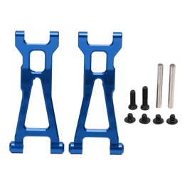 2PCS RC Rear Lower Arms Aluminum Alloy Rear Lower Suspension Swing Arm for 1/16 Remote Control Car Blue