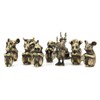 12Pcs Incense Holder Retro Zodiac Household Alloy Home Decoration for